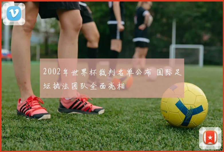 2002年世界杯裁判名单公布 国际足坛执法团队全面亮相